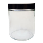 Specimen Jar, Flint Glass, 4oz, with Foam-Lined Cap, 58/400 Neck Size