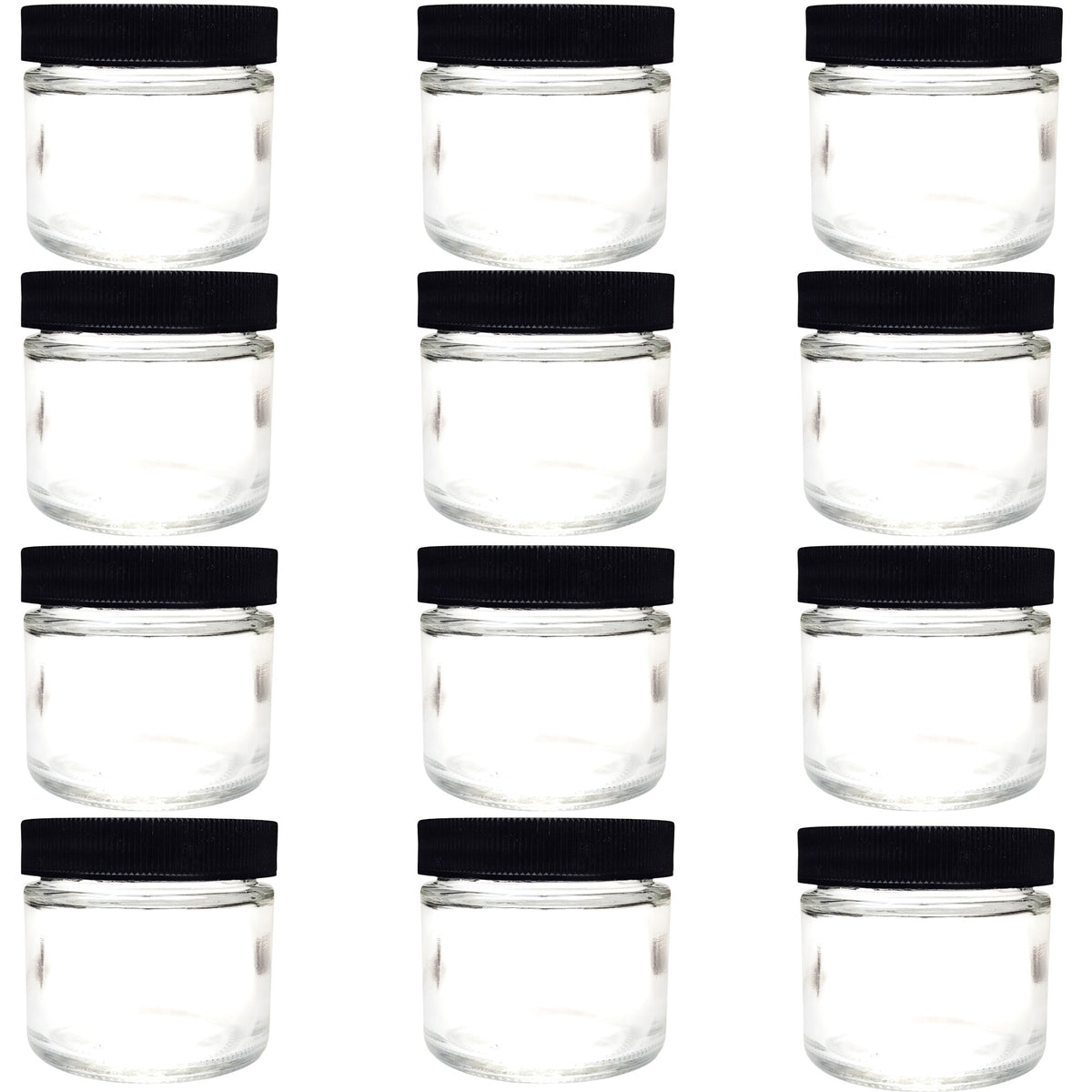 Specimen Jar, Flint Glass, 8oz, with Foam-Lined Cap,  70/400 Neck Size, Pack of 12