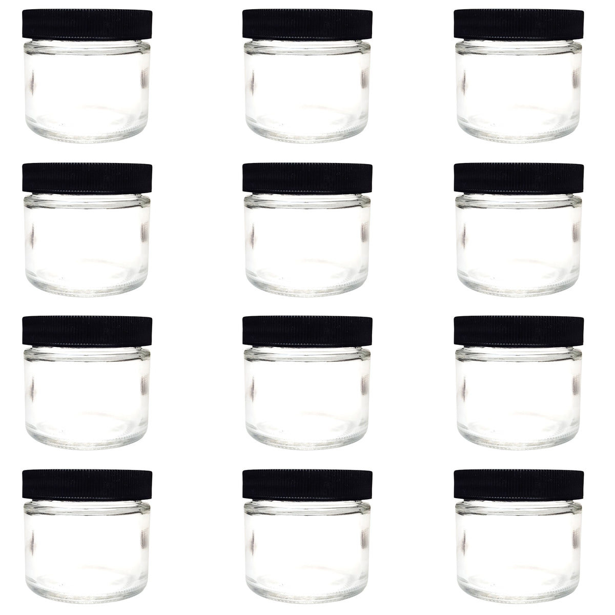 Specimen Jar, Flint Glass, 16oz, with Foam-Lined Cap, 89/400 Neck Size, Pack of 12