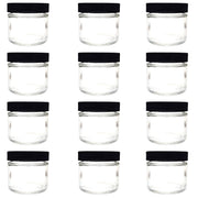 Specimen Jar, Flint Glass, 16oz, with Foam-Lined Cap, 89/400 Neck Size, Pack of 12