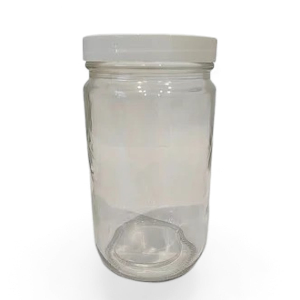 Specimen Jar, Flint Glass, 32oz, with Foam-Lined Cap, 89/400 Neck Size