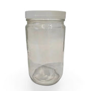Specimen Jar, Flint Glass, 32oz, with Foam-Lined Cap, 89/400 Neck Size