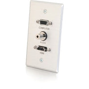 Hdmi Vga 3.5Mm Al Wall Plate