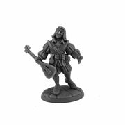 Reaper Male Bard Miniature Figure 25mm Heroic Scale Bones USA Miniatures