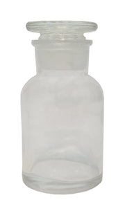 Bottle Reagent with Ground Glass Stopper, Flint Glass, 125ml