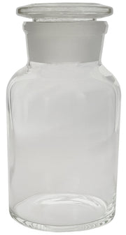 Bottle Reagent with Ground Glass Stopper, Flint Glass, 250ml, Pack of 12