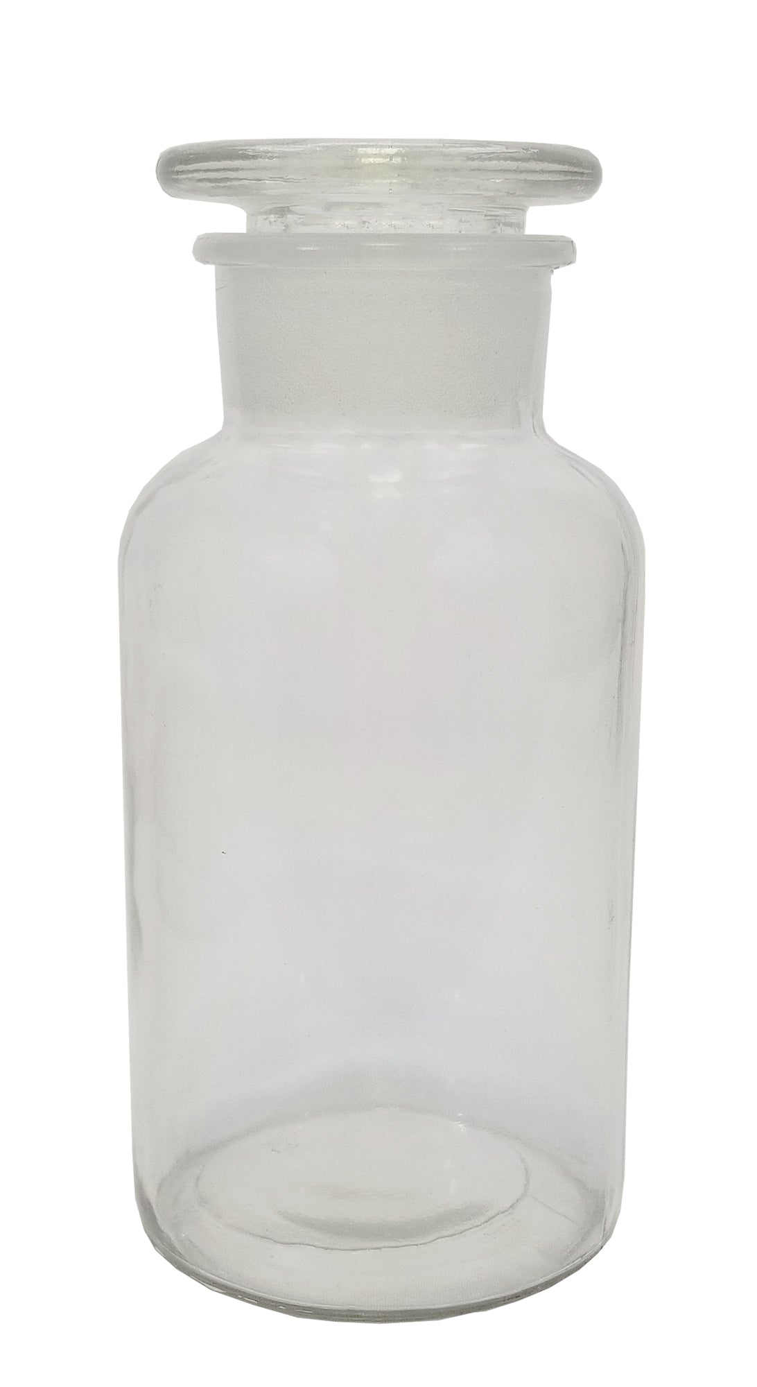 Bottle Reagent with Ground Glass Stopper, Flint Glass, 500ml