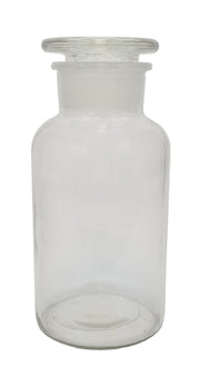 Bottle Reagent with Ground Glass Stopper, Flint Glass, 500ml