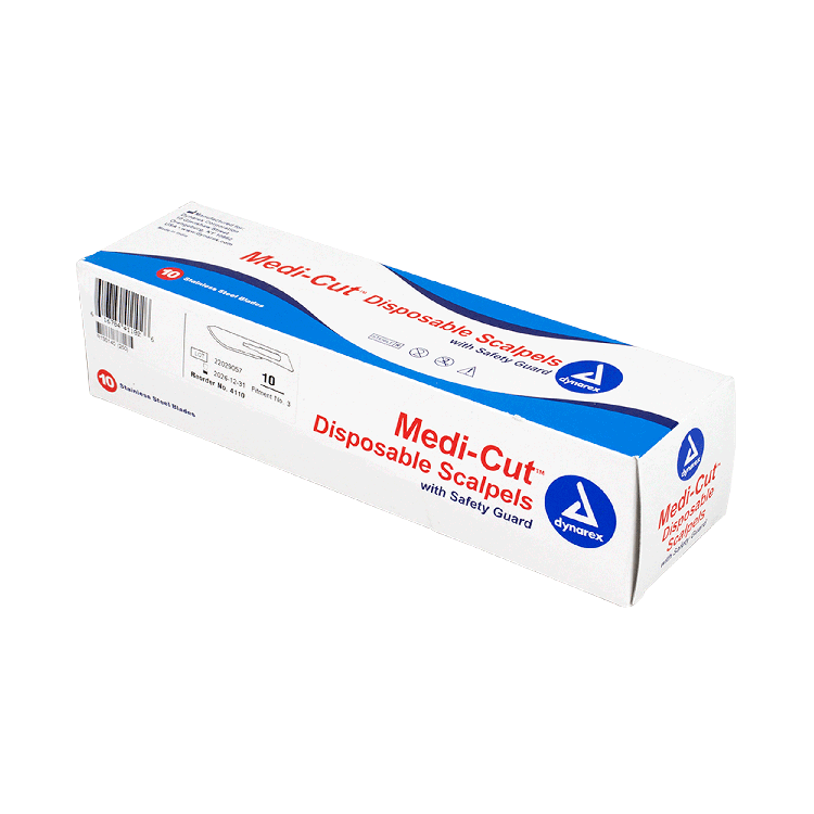 Medi-cut Scalpels Disposable Sterile, #10 - 10 pcs per Box
