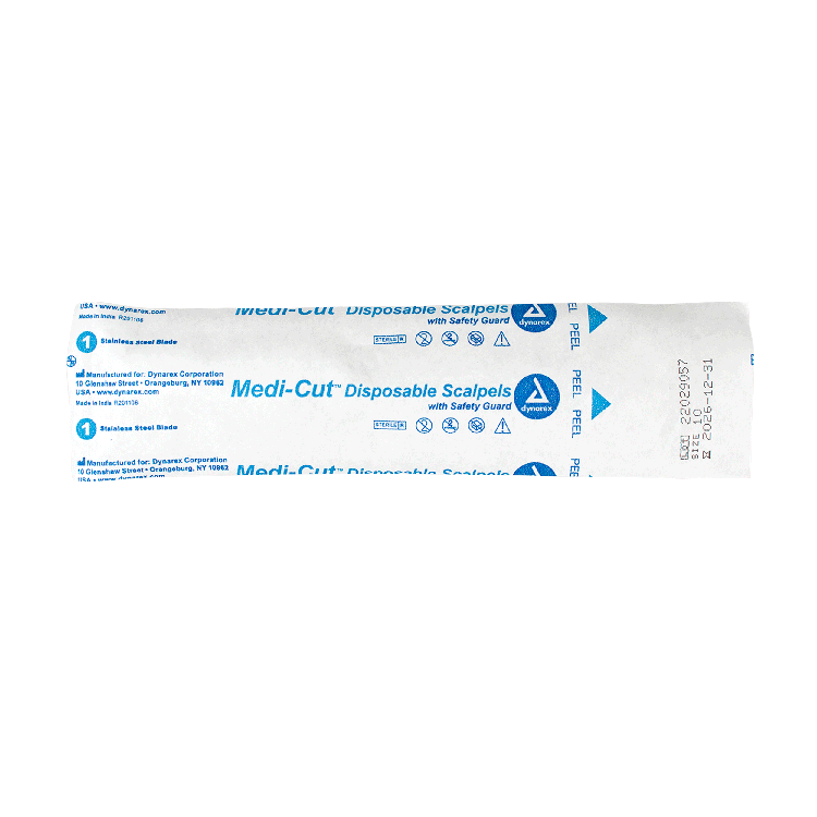 Medi-cut Scalpels Disposable Sterile, #10 - 10 pcs per Box