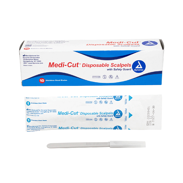 Medi-cut Scalpels Disposable Sterile, #11 - 10 pcs per Box