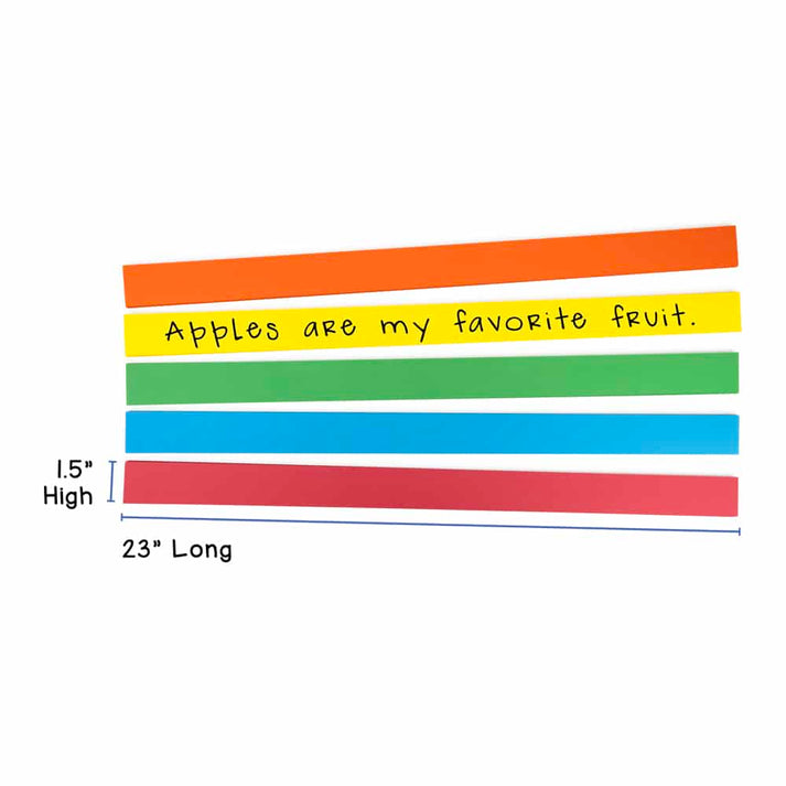Bright Strips - Cardstock 1.5"x23", 100 count, Ultra White