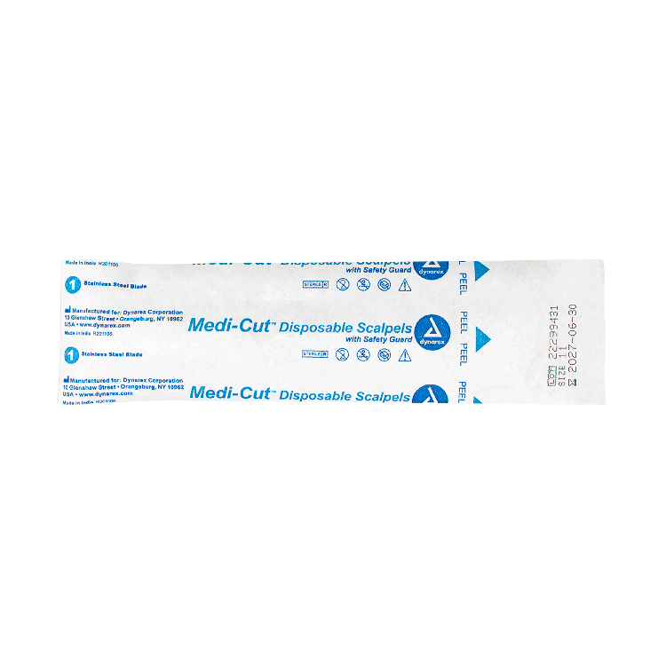 Medi-cut Scalpels Disposable Sterile, #11 - 10 pcs per Box