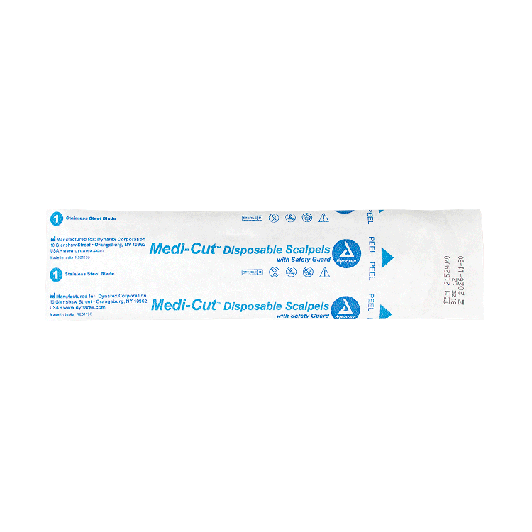 Medi-cut Scalpels Disposable Sterile, #12 - 10 pcs per Box
