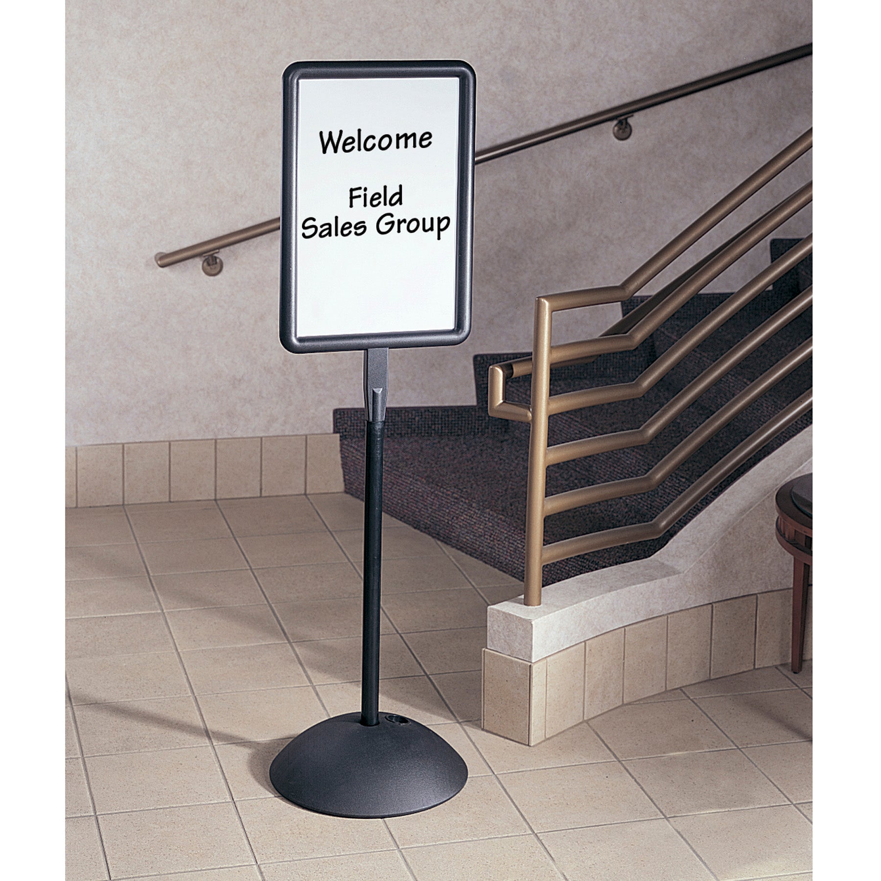 Sign Write Way Rectangle Blk