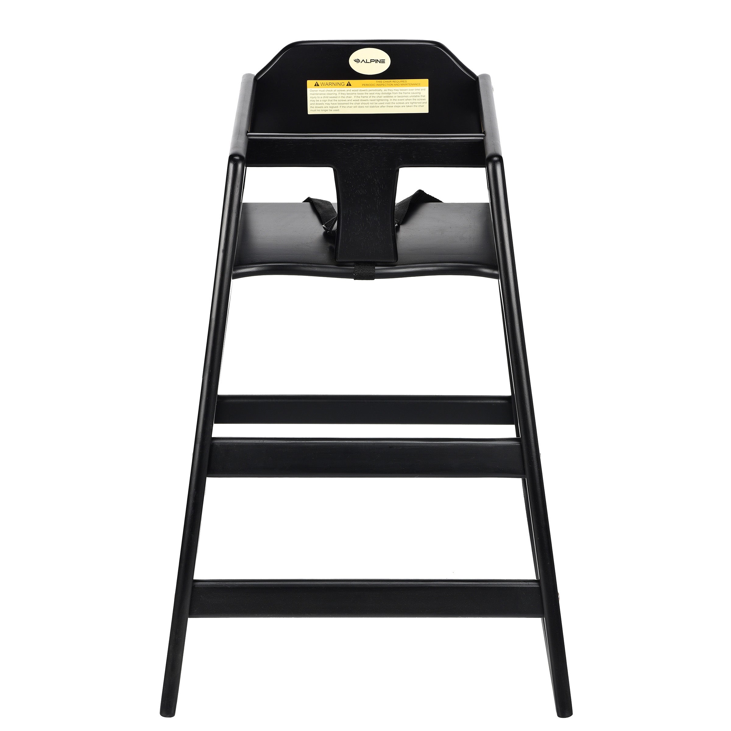 Alpine Industries Baby High Chair Espresso 2-pack