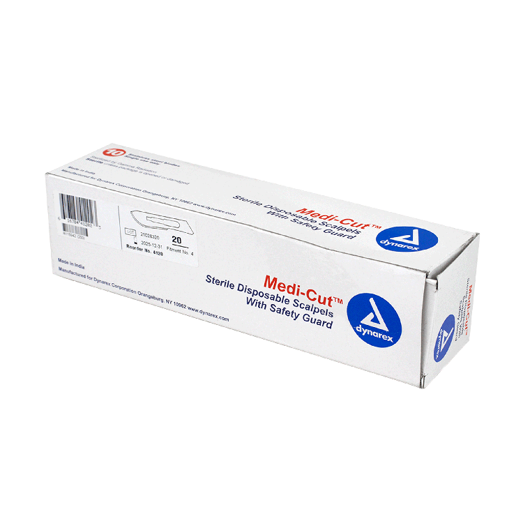 Medi-cut Scalpels Disposable Sterile, #20 - 10 pcs per Box