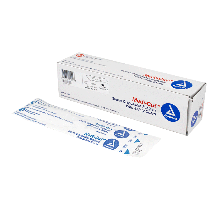 Medi-cut Scalpels Disposable Sterile, #20 - 10 pcs per Box