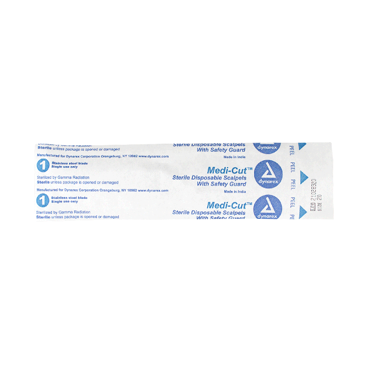 Medi-cut Scalpels Disposable Sterile, #20 - 10 pcs per Box