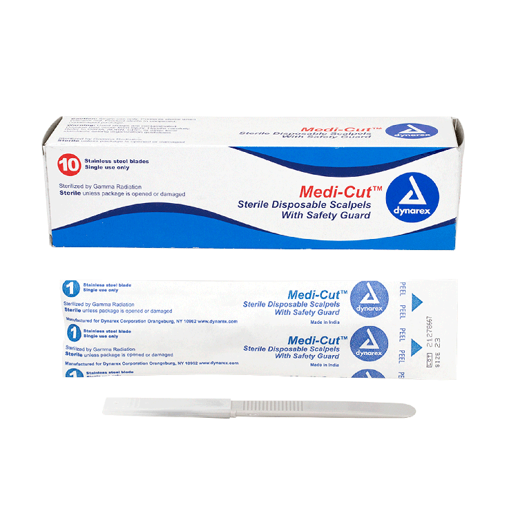 Medi-cut Scalpels Disposable Sterile, #23 - 10 pcs per Box