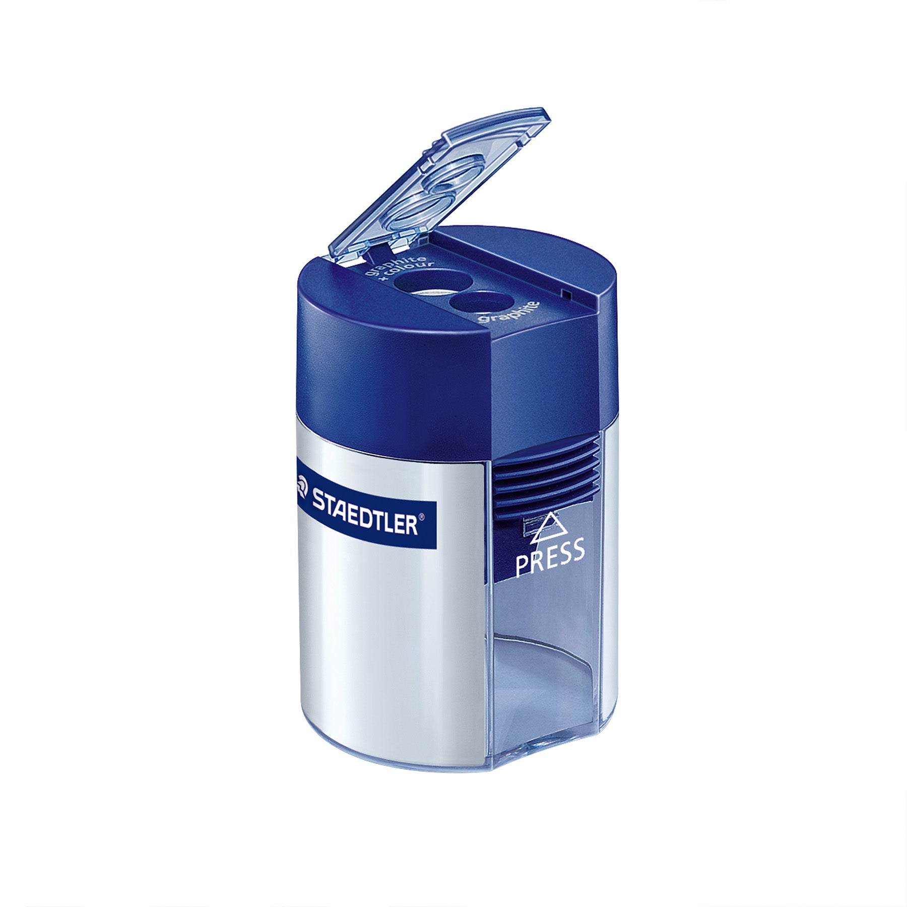 Personal Pencil Sharpener, Dual-Size, Safety Lock Lid