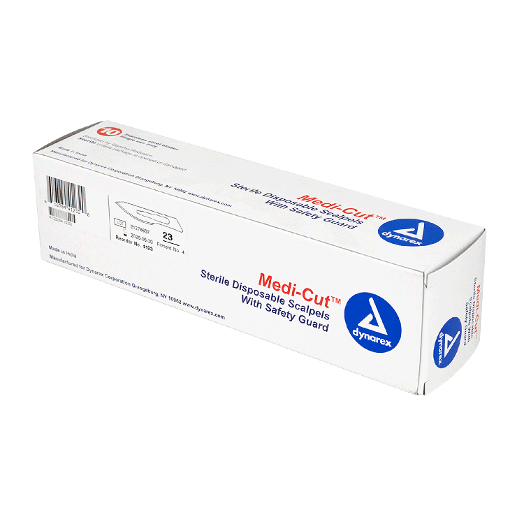 Medi-cut Scalpels Disposable Sterile, #23 - 10 pcs per Box