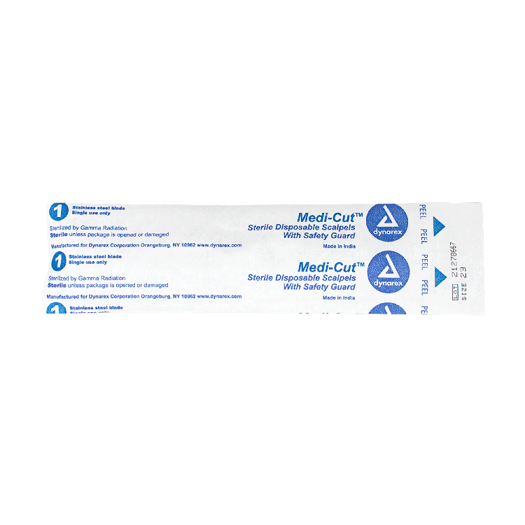 Medi-cut Scalpels Disposable Sterile, #23 - 10 pcs per Box