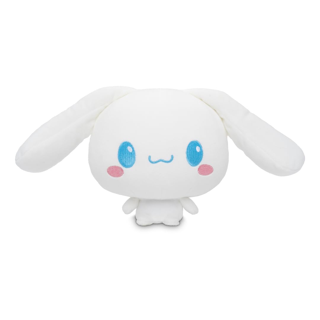 TeeTurtle Cloudheads Cinnamoroll Plush - 5-Inch Official Sanrio Stuffed Animal with Embroidered Details - Soft Cuddly Plush Toys for Kids, Teens, and Adults