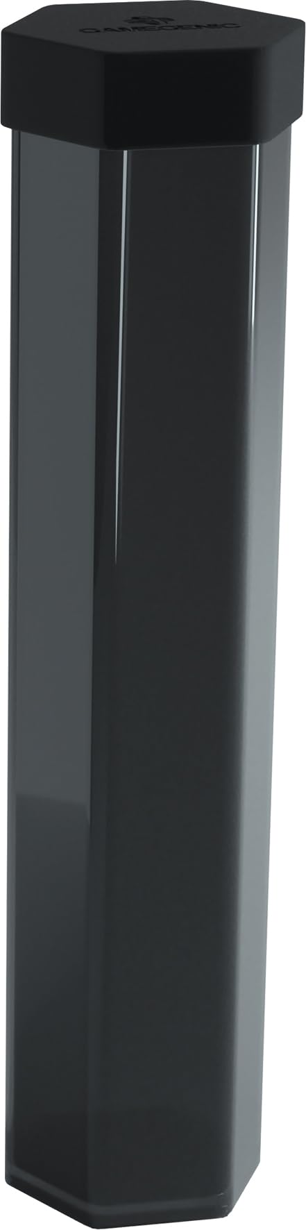 Gamegenic Playmat Tube | Secure Game Mat Storage | Organizes and Protects Standard-Sized and Extra Large Playmats | Unique Hexagonal Shape | Semi-Transparent Black Color | Made