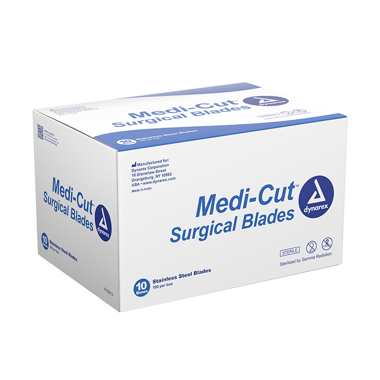 Medi-Cut Surgical Blades, #10 - 100 pcs per Box