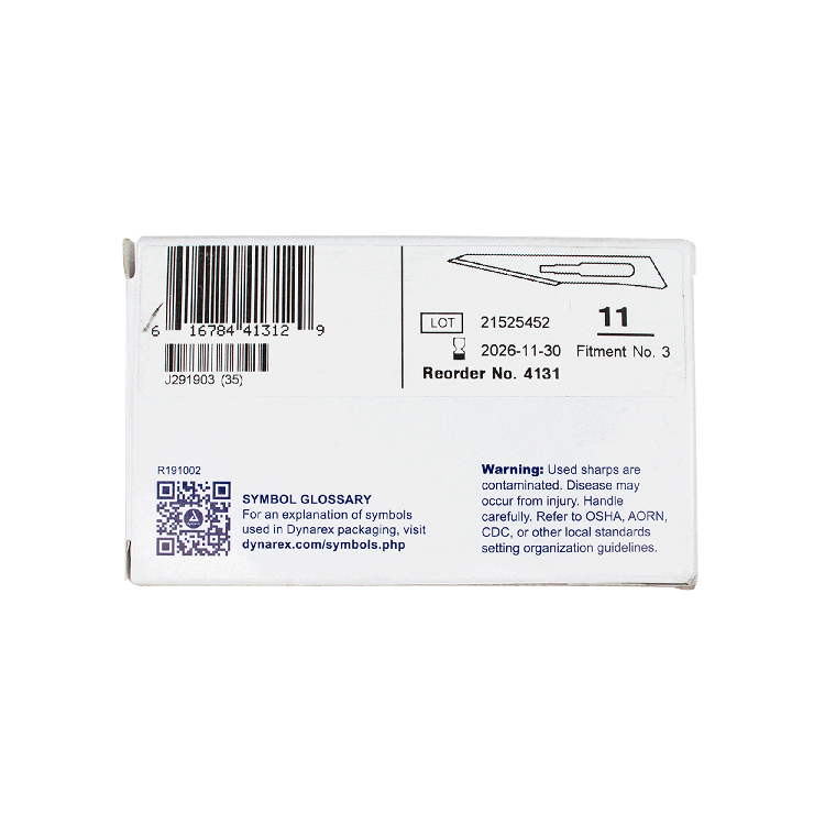 Medi-Cut Surgical Blades, #11 - 100 pcs per Box