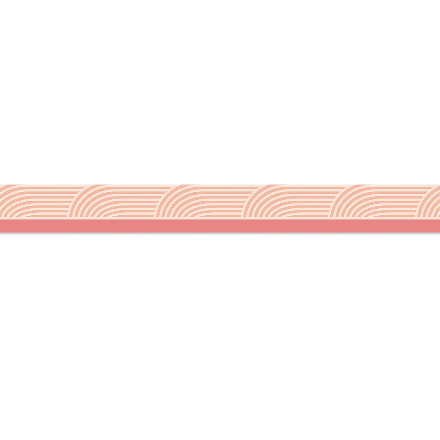 True to You Coral Wave Straight Bulletin Board Borders, 36 Feet