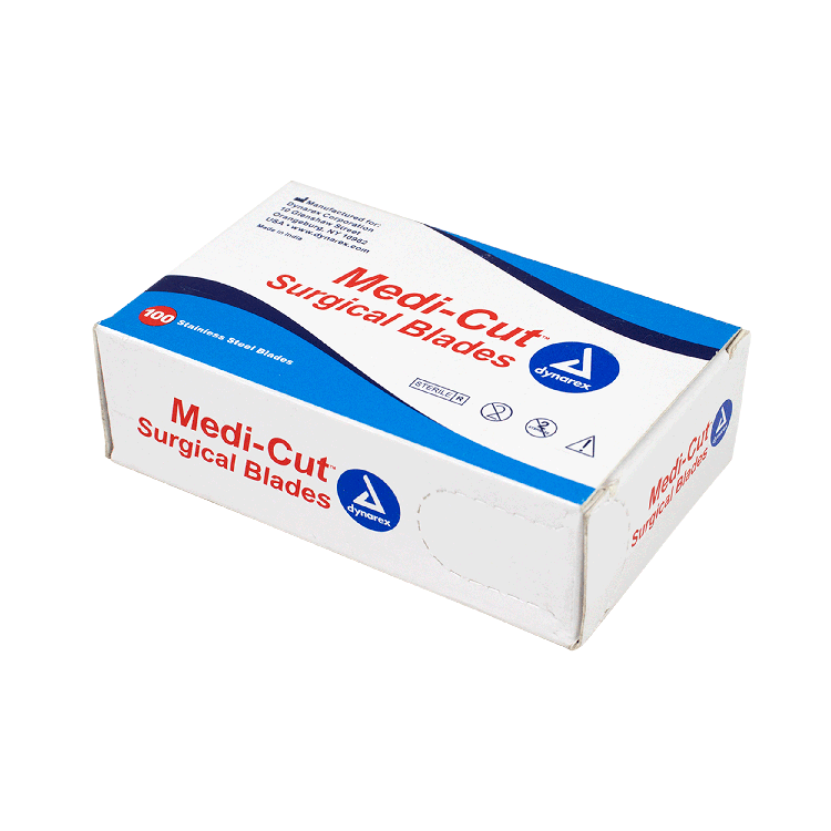 Medi-Cut Surgical Blades, #12 - 100 pcs per Box