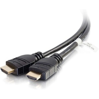 C2g 25ft 4k Hdmi Cable - Active High Speed Hdmi Cable - Cl-3 Rated - 60hz - Hdmi with Ethernet Cable - Hdmi Male to Hdmi Male - 25 Ft - Shielded - Bla