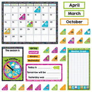 Color Harmony Calendar Bulletin Board Set