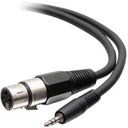 41468 18 in. Male TRS 3.5 Mm to Female XLR Cable