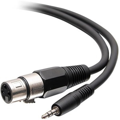 41468 18 in. Male TRS 3.5 Mm to Female XLR Cable