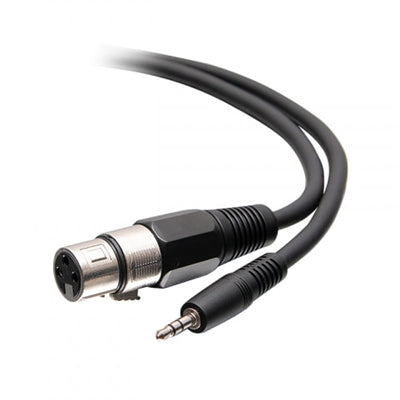 C2G 3ft 3.5mm TRS 3 Position Balanced to XLR Cable - M/F