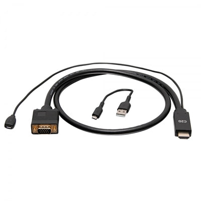 6ft Active Hdmi  Male to Vga Converter Cable/adapter 1920x1200 60hz1080p 60