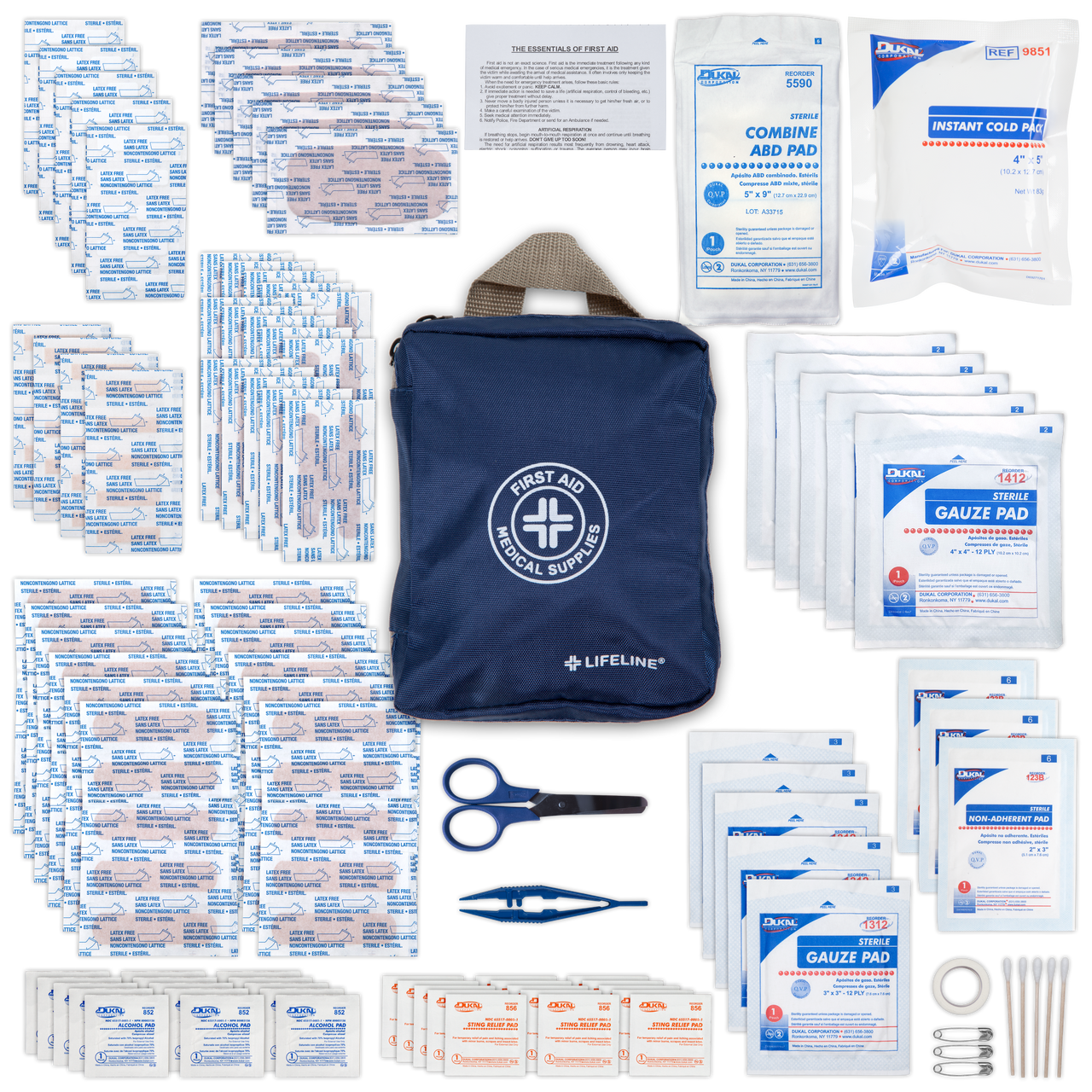 Essentail First Aid Kit - 200 Piece