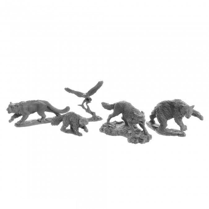 Dungeon Dwellers: Reaper RPR07040 Miniatures: Animal Companions