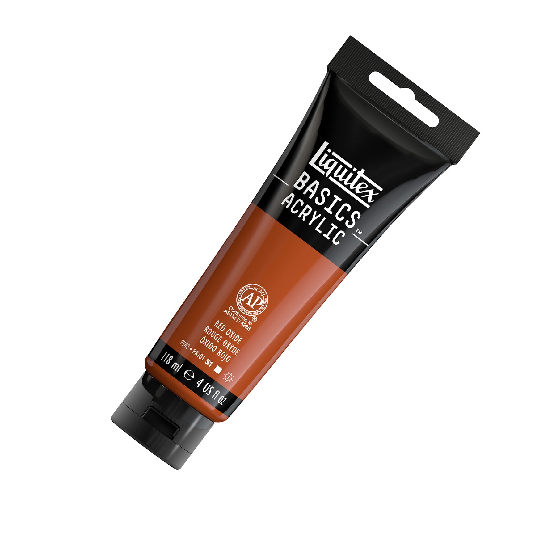 LQ BASICS 118ml tube - Red Oxide