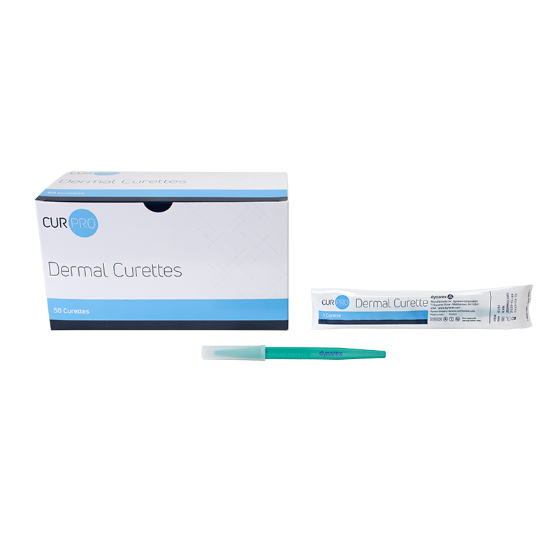 Dermal Curette, 4 mm - 50 Curettes per Case