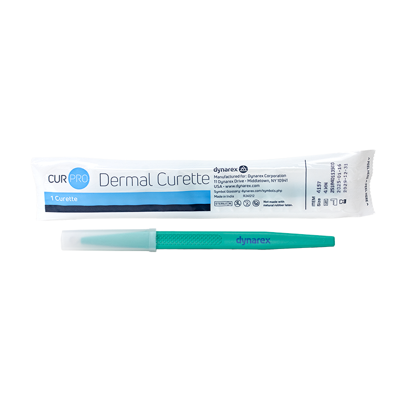 Dermal Curette, 4 mm - 50 Curettes per Case