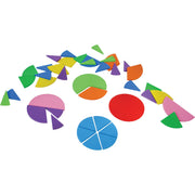 Foam Fraction Circles, Set of 51