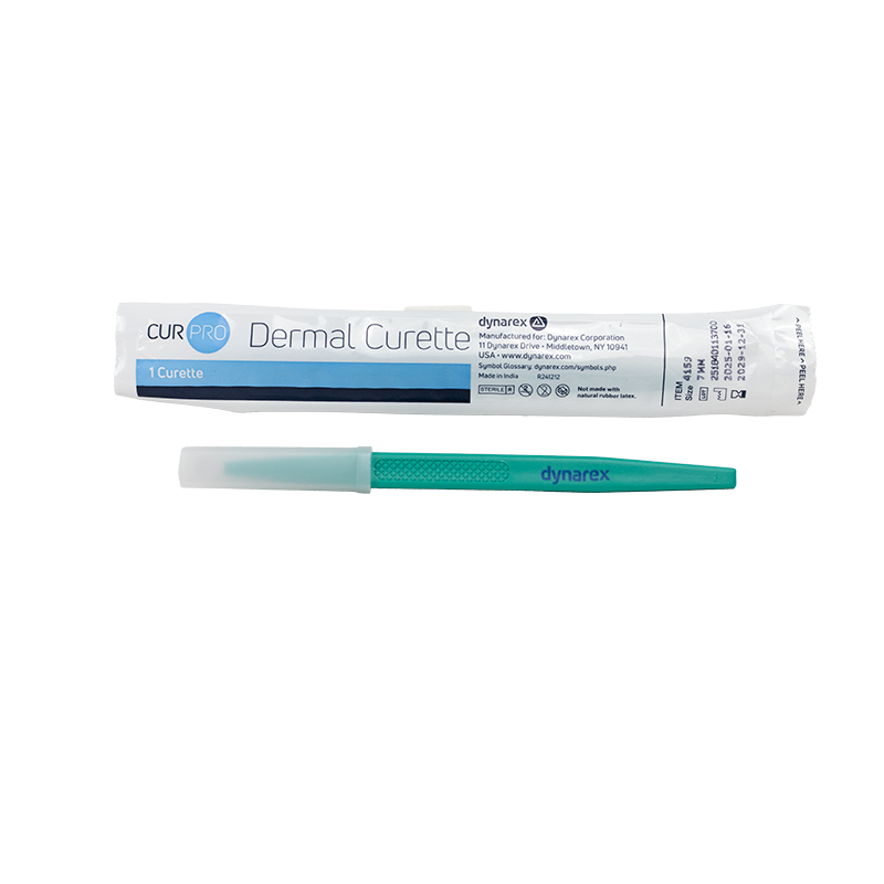 Dermal Curette, 7 mm - 50 Curettes per Case