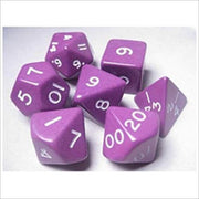 7-Set Tube Jumbo Purple with White