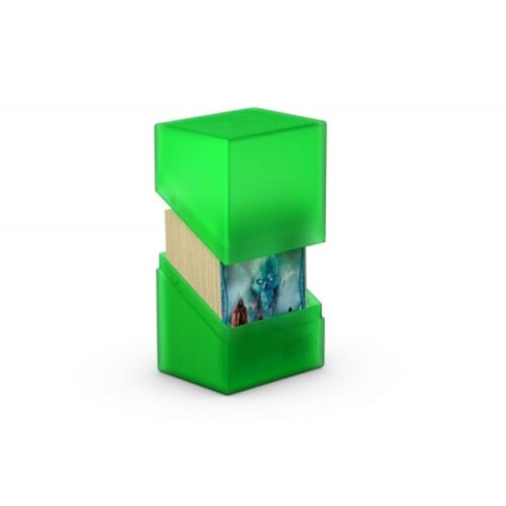 Ultimate Guard Boulder 80+ Classic, Deck Case for 80 Double-Sleeved TCG Cards, Emerald, Secure & Durable Storage for Trading Card Games, Soft-Touch Finish