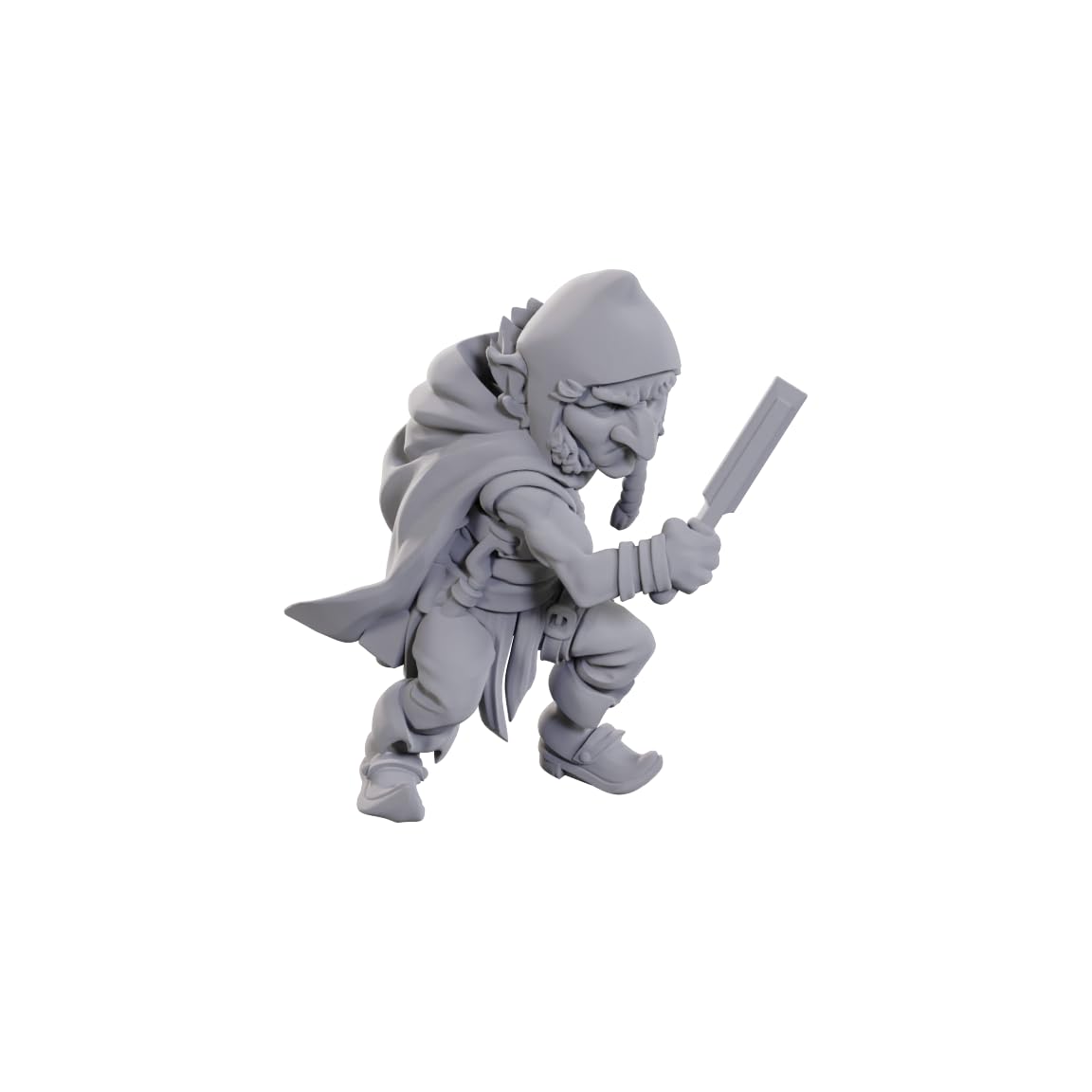 WizKids Critical Role Unpainted Miniatures: Chetney Pock O'Pea & Werewolf | Unpainted Miniatures | Wave 23