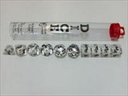 10-Set Tube Translucent Clear with White